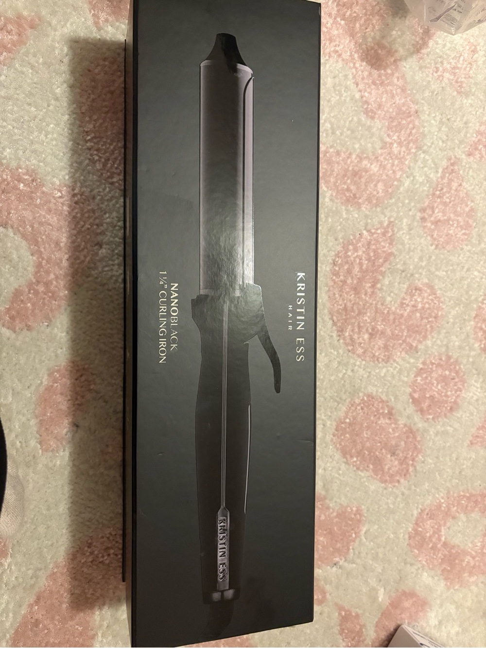 NIB Kristin Ess Nano Black 1¼" Curling Iron - Black SEE DESCRIPTION